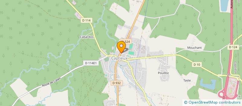 localisation de l'entreprise CAPTIEUX CAZALIS TRAITEUR  CAPTIEUX