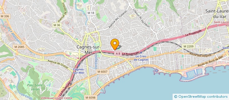 localisation de l'entreprise CAPTIK à CAGNES-SUR-MER
