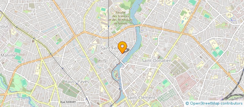 localisation de l'entreprise CAPTIM à NANTES