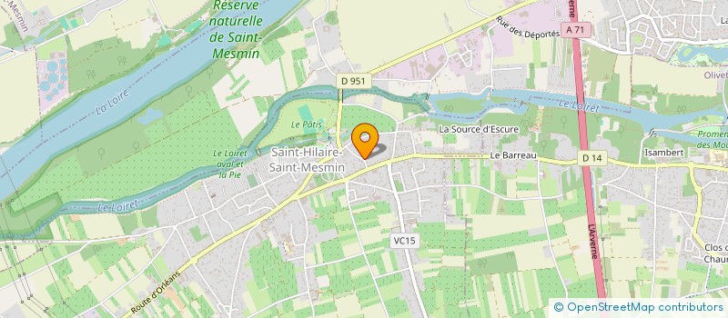 localisation de l'entreprise CAPTIM MARCEL  SAINT-HILAIRE-SAINT-MESMIN