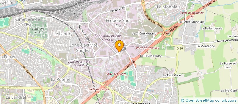 localisation de l'entreprise CAPTION à CHANTEPIE