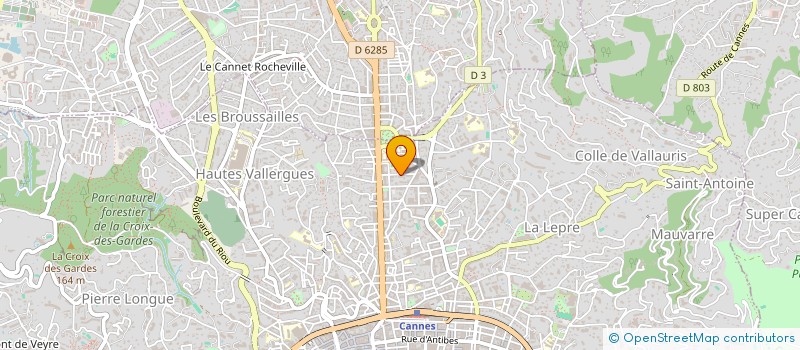 localisation de l'entreprise CAPTION à CANNES