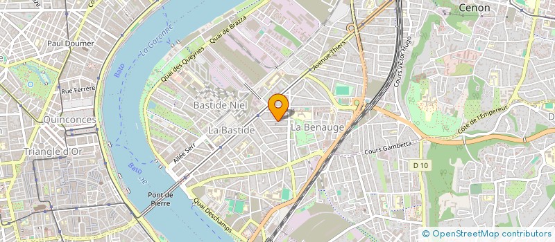 localisation de l'entreprise CAPTIV  BORDEAUX