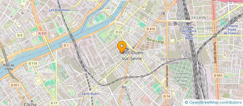 localisation de l'entreprise CAPTRAIN HOLDING à SAINT-OUEN-SUR-SEINE