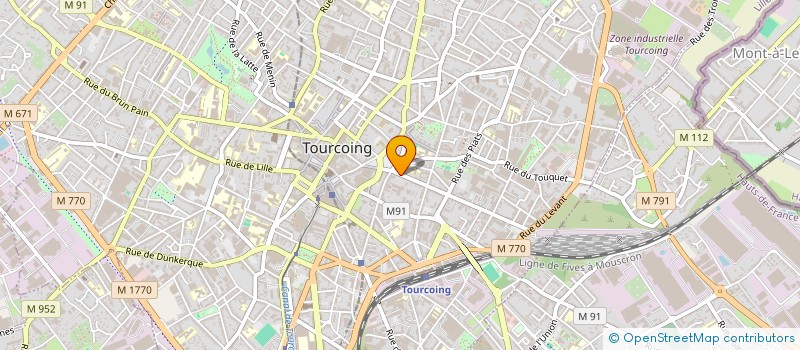 localisation de l'entreprise CAPTRH  TOURCOING