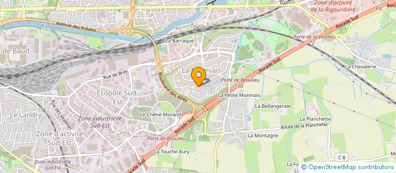 localisation de l'entreprise CAPTUR  CESSON-SEVIGNE