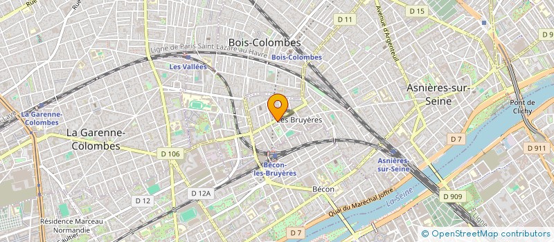 localisation de l'entreprise CAPTURE IMMO  ASNIERES-SUR-SEINE