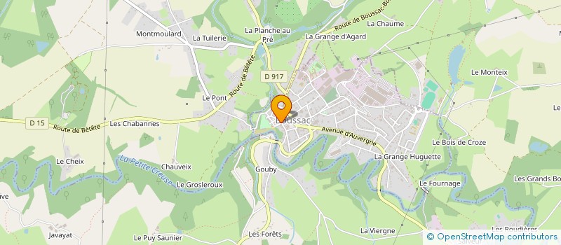 localisation de l'entreprise CAPTURING THE EXCEPTIONAL à BOUSSAC