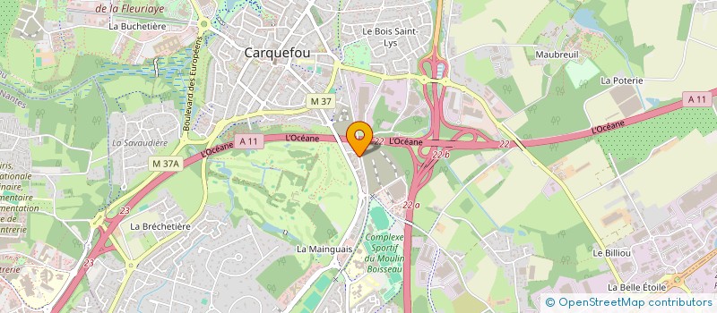 localisation de l'entreprise CAPTUS à NANTES
