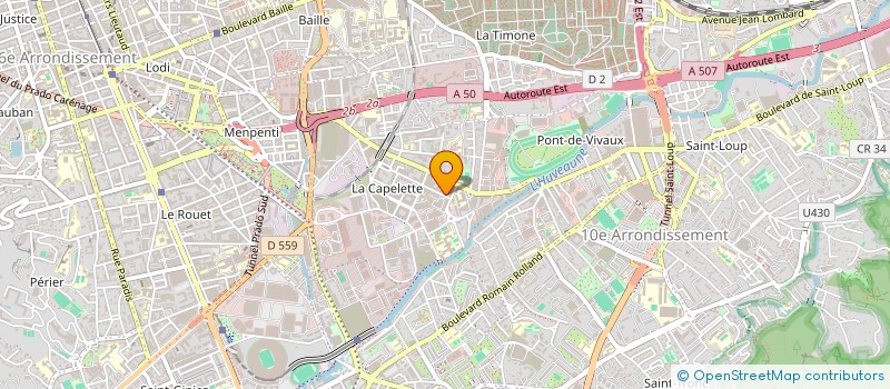 localisation de l'entreprise CAPTYS à MARSEILLE