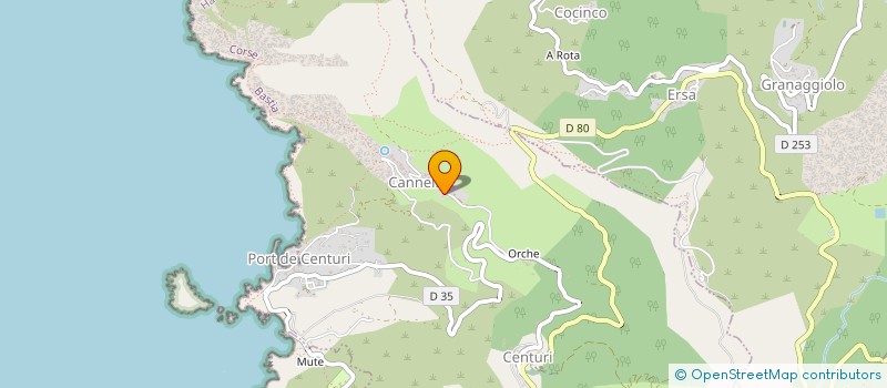 localisation de l'entreprise CAPU BIANCU à CENTURI