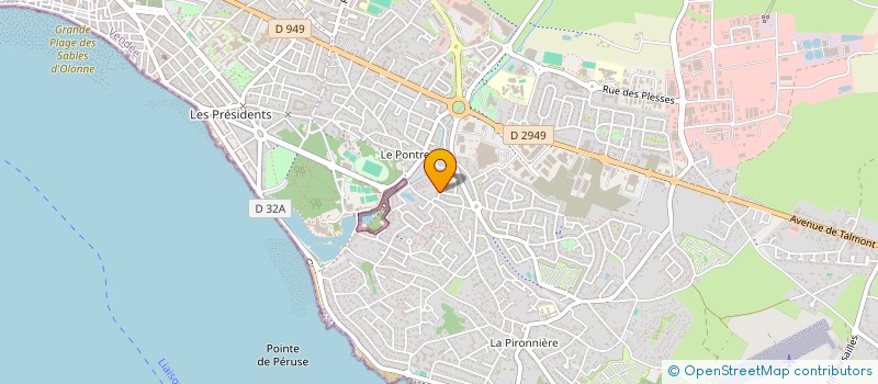 localisation de l'entreprise CAPUANA à LES SABLES-D'OLONNE