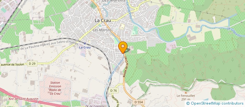 localisation de l'entreprise CAPUANO EXPRESS à LA CRAU