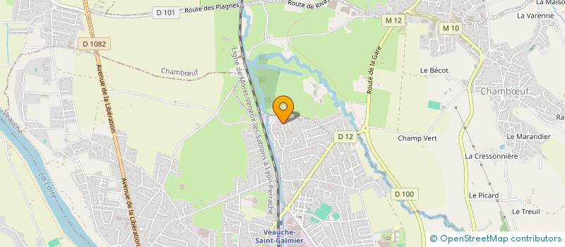 localisation de l'entreprise CAPUANO FIRMINY  VEAUCHE