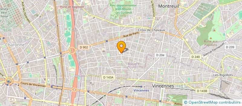 localisation de l'entreprise CAPUCH à MONTREUIL