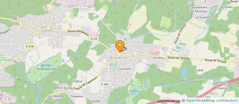 localisation de l'entreprise CAPUCHE  ANGRESSE