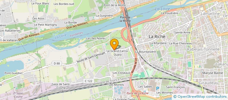 localisation de l'entreprise CAPUCHE à LA RICHE