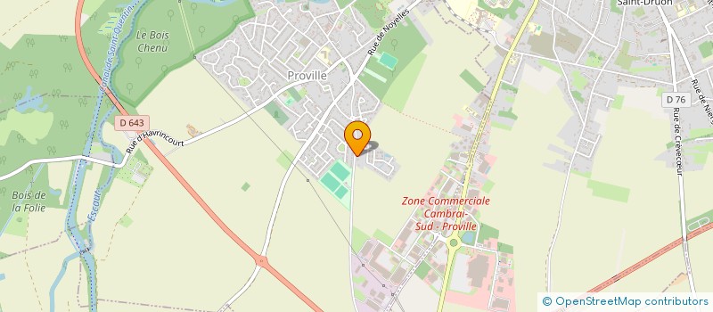 localisation de l'entreprise CAPUCIEL HOLDING  LAMBRES-LEZ-DOUAI