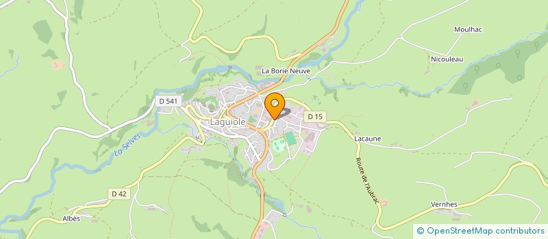 localisation de l'entreprise CAPUCIN BRAS à LAGUIOLE