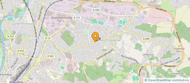 localisation de l'entreprise CAPUCINE 170  L'ISLE-D'ESPAGNAC