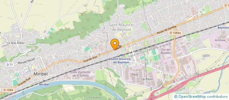 localisation de l'entreprise CAPUCINE  SAINT-MAURICE-DE-BEYNOST