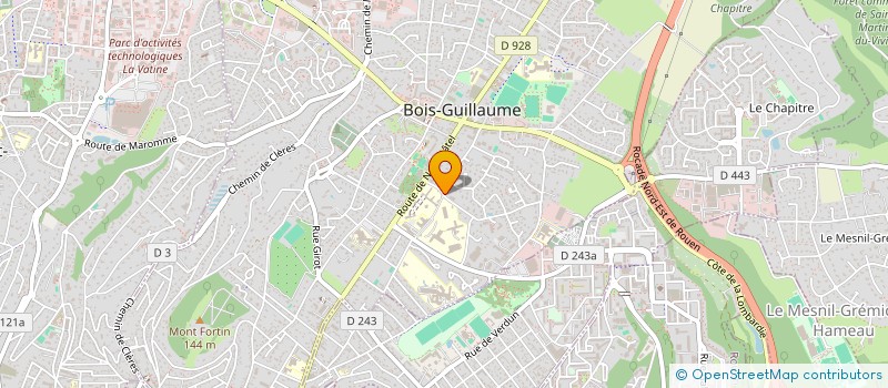 localisation de l'entreprise CAPUCINE à BOIS-GUILLAUME