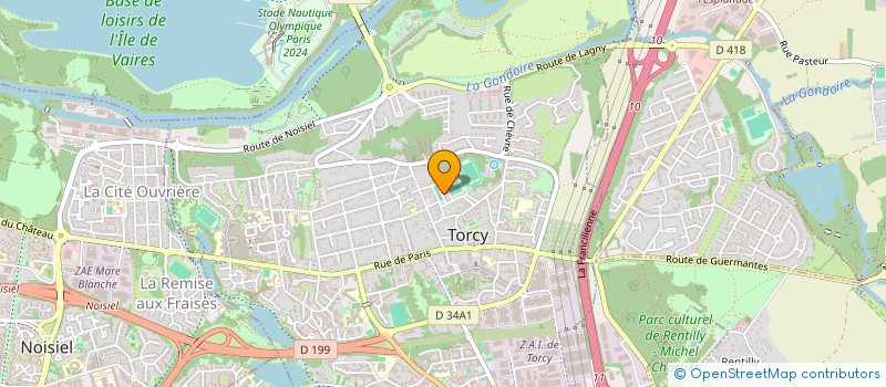 localisation de l'entreprise CAPUCINE à TORCY