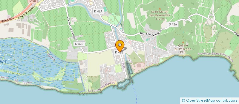 localisation de l'entreprise CAPUCINE  LA LONDE-LES-MAURES