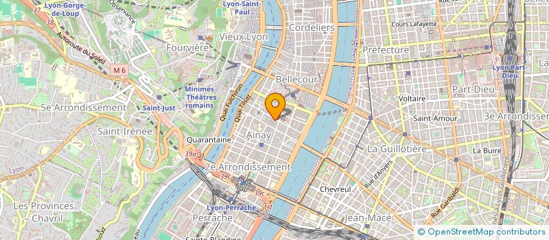 localisation de l'entreprise CAPUCINE  LYON