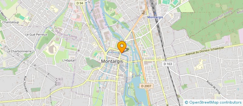 localisation de l'entreprise CAPUCINE à MONTARGIS