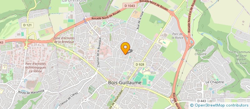 localisation de l'entreprise CAPUCINE à BOIS-GUILLAUME