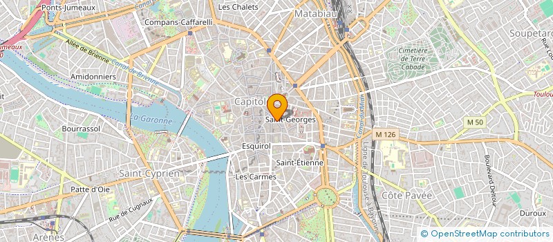localisation de l'entreprise CAPUCINE à TOULOUSE