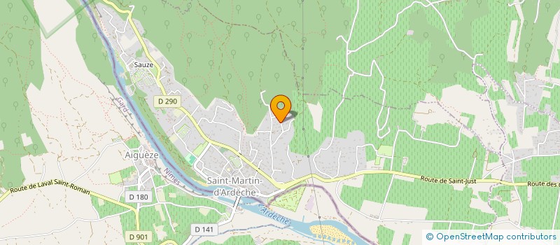 localisation de l'entreprise CAPUCINE  PONT-SAINT-ESPRIT