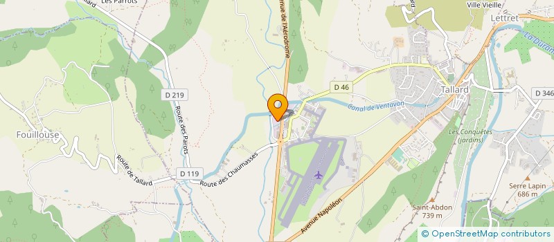 localisation de l'entreprise CAPUCINE  TALLARD