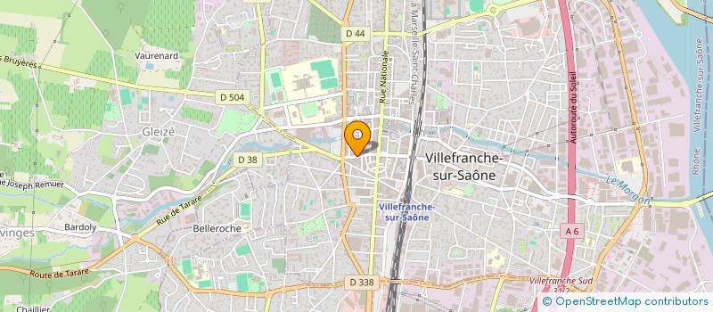 localisation de l'entreprise CAPUCINE  TREVOUX