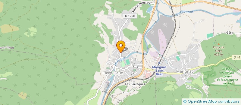 localisation de l'entreprise CAPUCINE  CIERP-GAUD