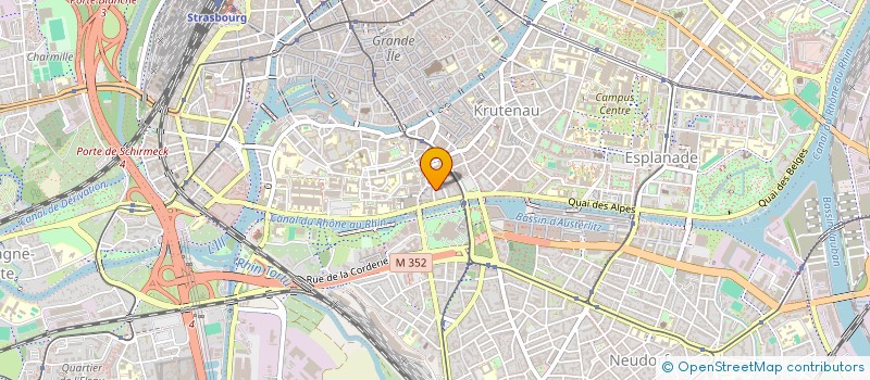 localisation de l'entreprise CAPUCINE  STRASBOURG