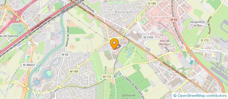 localisation de l'entreprise CAPUCINE à LATTES