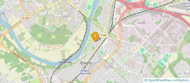 localisation de l'entreprise CAPUCINE & CO  ERAGNY