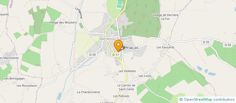 localisation de l'entreprise CAPUCINE ET MININOURS à MENETOU-SALON