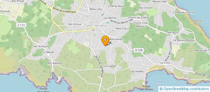 localisation de l'entreprise CAPUCINE FANDRE CONSEIL  L'ILE-D'YEU