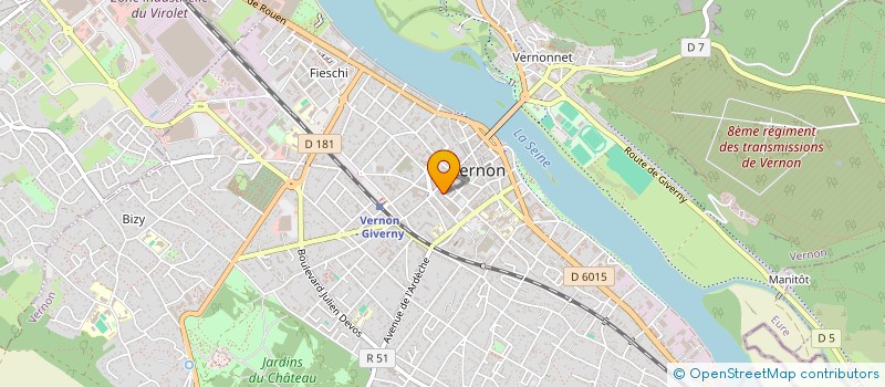 localisation de l'entreprise CAPUCINE OF PARIS  VERNON