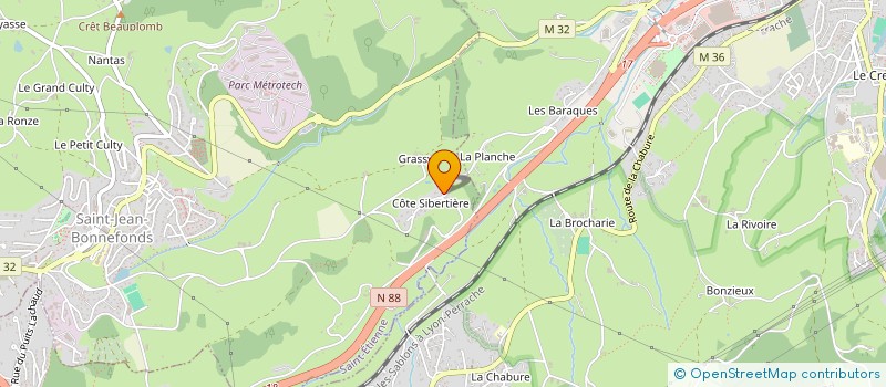 localisation de l'entreprise CAPUCINE PRICE  SAINT-JEAN-BONNEFONDS