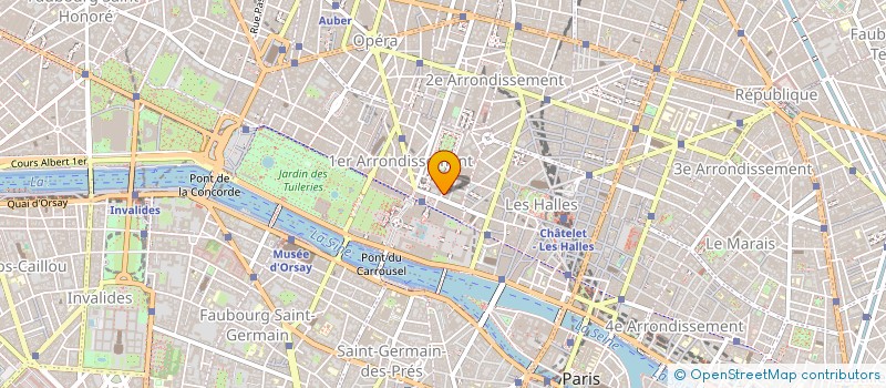 localisation de l'entreprise CAPUCINE PUERARI DIFFUSION  PARIS