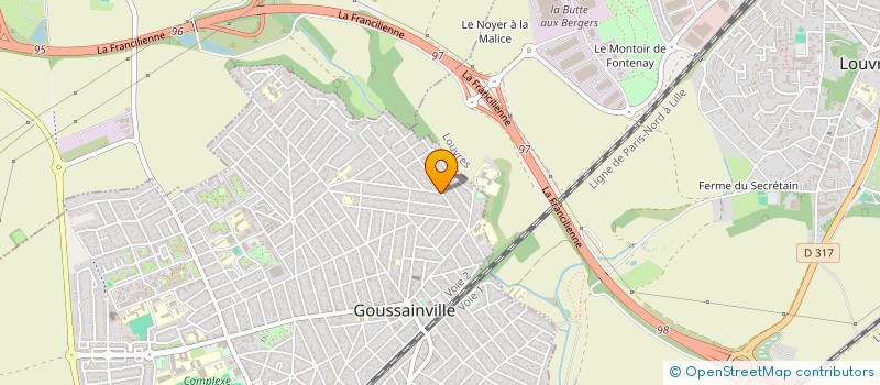 localisation de l'entreprise CAPUCINES à GOUSSAINVILLE