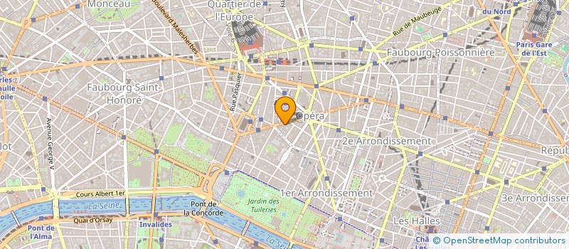 localisation de l'entreprise CAPUCINES TOURS INVESTISSEMENTS à PARIS