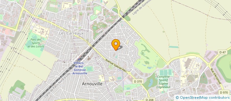 localisation de l'entreprise CAPUCINES TRICOTS à GONESSE