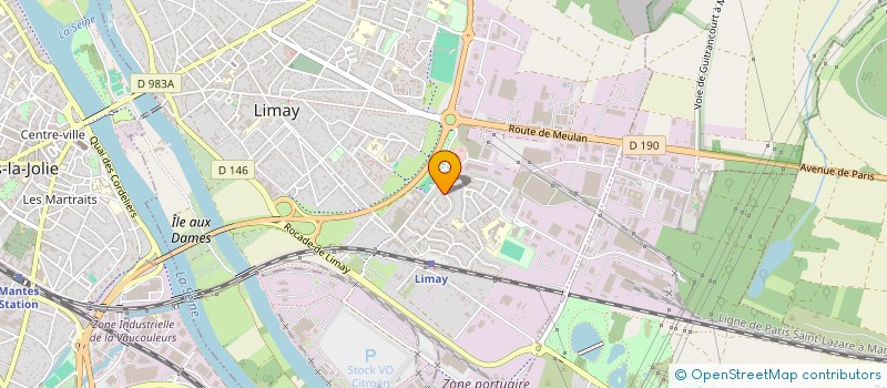 localisation de l'entreprise CAPUCINS 5  LIMAY