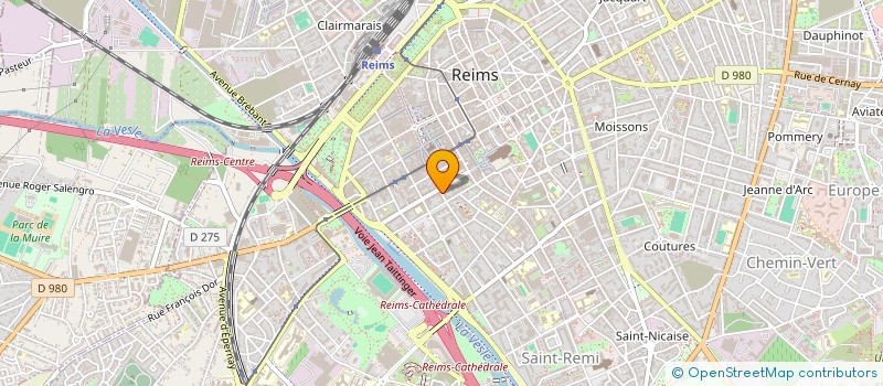 localisation de l'entreprise CAPUCINS  REIMS