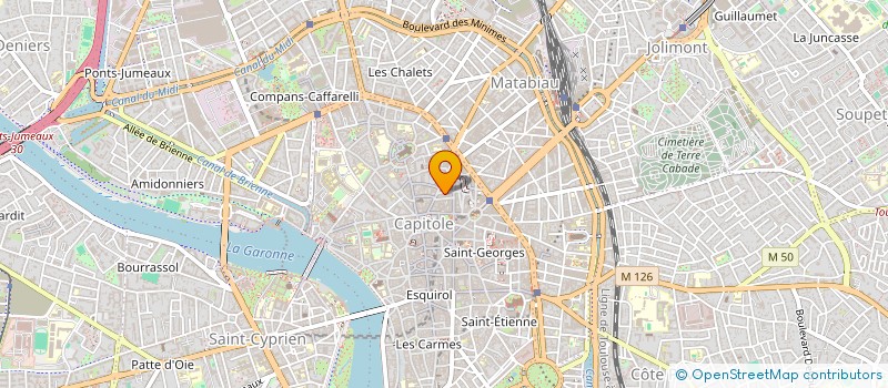 localisation de l'entreprise CAPUCINS TOULOUSE à TOULOUSE